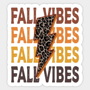 Fall vibes Sticker